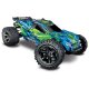 TRAXXAS Rustler 4x4 VXL grün/blau 1/10 Stadium-Truck RTR Brushless, mit TSM, ohne Akku und Ladegerät
