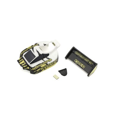 Karosserie Mini-Z Buggy Inferno MP9 TKI3 (Weiss-Schwarz)