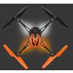 LaTrax ALIAS orange Quad-Copter Hi-Performance Ready-to-Fly Brushed Coreless, mit Akku und 12V Ladegerät