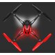 LaTrax ALIAS rot Quad-Copter Hi-Performance Ready-to-Fly Brushed Coreless, mit Akku und 12V Ladegerät