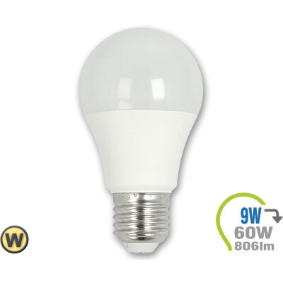 E27 LED Lampe 9W Warmweiß 3000K 806lm (80W)