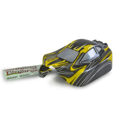 Karosserie Booster Pro BX gelb 1:10, fertig lackiert