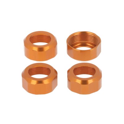 Shock Cap (Orange Anodized) 4pcs