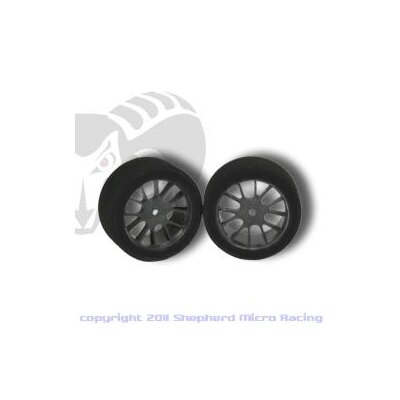 Shepherd 1/10 Scale Moosgummi Vorderreifen 26mm 37 Shore Carbon