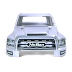 MT Plus II Printed Body Shell- Silver White