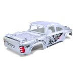 MT Plus II Printed Body Shell- Silver White