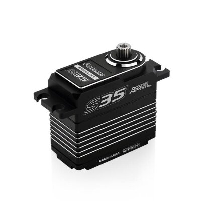 Servo Power HD S35 HV,MG, Brushless, caja alu, SSR (30 KG/0.075 SEC)