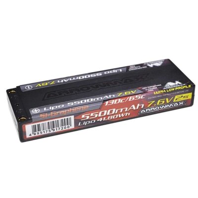 AM Lipo 5500mAh 2S TC Ultra Low Profile - 7.6V