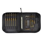 AM Toolset For 1/10 Offroad (13Pcs) With Tools Bag Black Gol