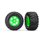Reifen auf Felge X-Maxx grün, Maxx AT Reifen (2)