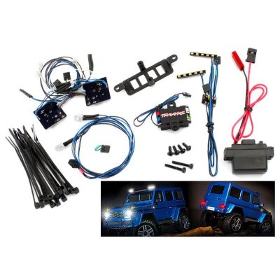 LED Licht-Set kpl mit Power-Supply für #8811 oder 8825 Karo TRAXXAS (+ Linsen)