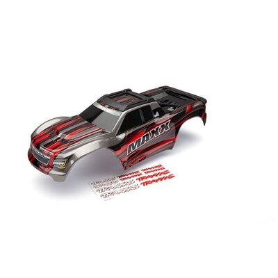 Traxxas Karo Maxx rot lackiert + Decal Sheet