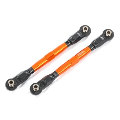 Vorspurstangen Alu orange + Zubehör