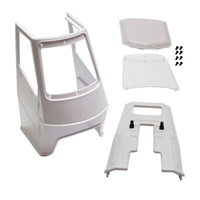 Karosserie weiß Kunststoff