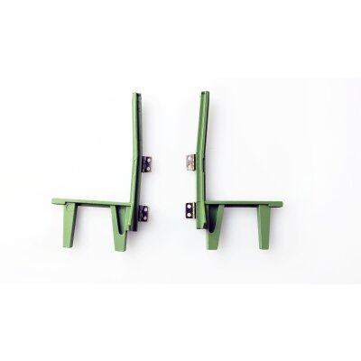 Türhalterungen grün links & rechts