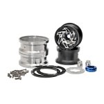 1.9" Alu Felge Beadlock schwarz mit Bremsscheibe (2...