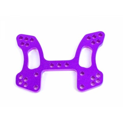 Dämpferbrücke vorne 4mm Aluminium verstärkt, lila