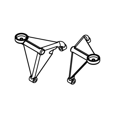 Karosseriehalter vorne