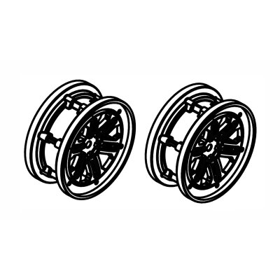 Felgen grau, 2 Stück