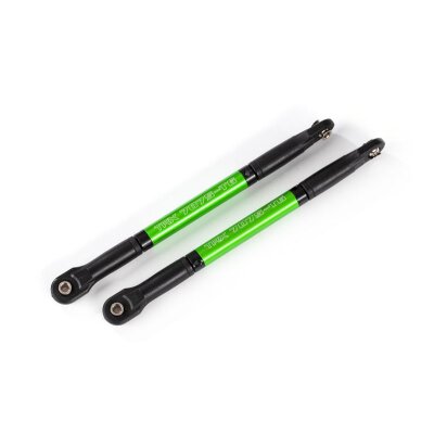 Push Rod (Akz) Heavy Duty grün eloxiert mit Kugelpfannen (2)