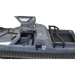 Ketten-Drift-Fahrzeug Military Police 1:12 grau/blau RTR