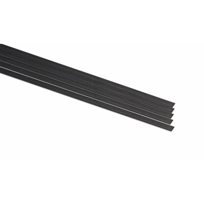 Carbon Vierkantstab 0,5 x 3,0 x 1000mm, 10 Stück