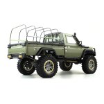 AMXRock RCX10PS (Profi RTR) Scale Crawler Pick-Up 1:10, RTR Militär grün mit Metallkäfig