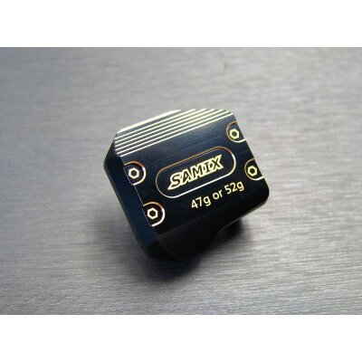 SAMIX SCX10-3 brass diff. cover (with adjust weight)