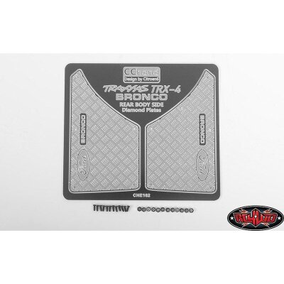 Rear Quarter Diamond Plates for Traxxas TRX-4 79Bronco