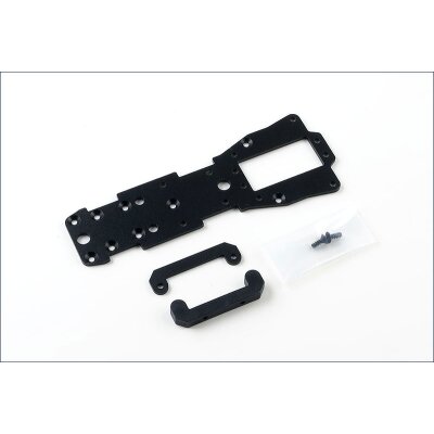 RB7, Bauteile der deAgostini Ausgabe 005, Servoplatte und Teile Radaufhängung vorn