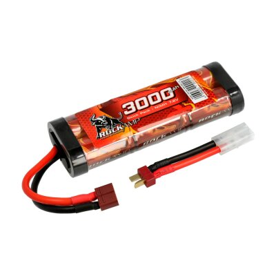 Robitronic NiMH Akku 3000mAh 7,2V Stick Pack T-Stecker & Tamiya