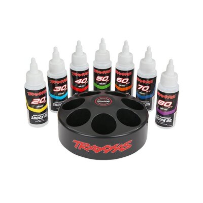 TRAXXAS Dämpfer-Öl Karussell mit Öl je 1x 20 30 40 50 60 70 & 80WT