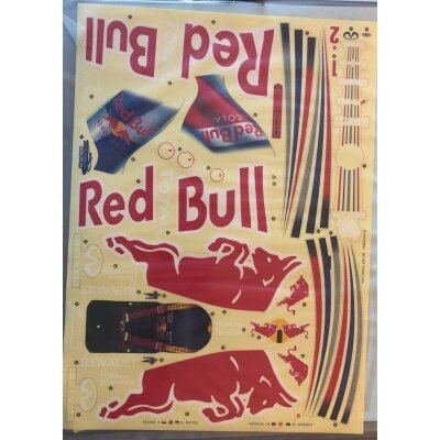 RB7, Bauteile der deAgostini Ausgabe 100, Aufkleber Emblembogen für Race-Karosserie