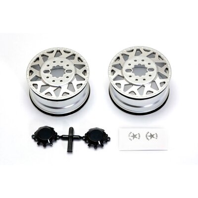 American Force H01 CONTRA Wheel (Silver, w/ blk cap)