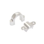 CNC Aluminum Steady Bearing Holder  (silver anodized)