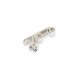 CNC Aluminum 3rd link mount (silver anodized)