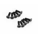 M3x10 Flat Head Hex Socket Screw (10pcs)