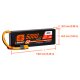 7.4V 5000mAh 2S 50C Smart LiPo G2 Hard Case: IC3