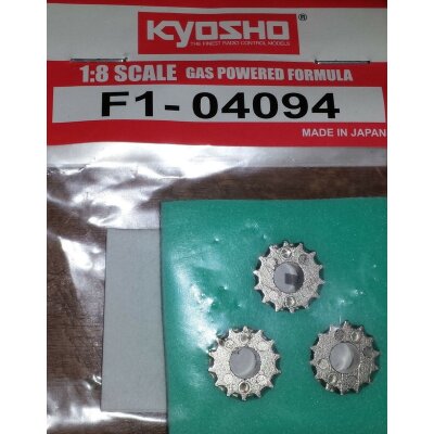 Ferrari F2004, Bauteile komplett der deAgostini, Italien Tuning-Ausgabe 94, Alu Riemenräder (3)