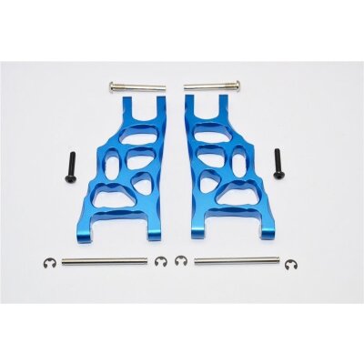 ALUMINIUM FRONT SUSPENSION ARM - 1PR SET blue