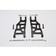 ALUMINIUM FRONT SUSPENSION ARM - 1PR SET black