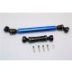 STEEL #45 + ALUMINUM FRONT+REAR DRIVE SHAFT -8PC SET blue
