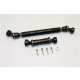 STEEL #45 + ALUMINUM FRONT+REAR DRIVE SHAFT -8PC SET black
