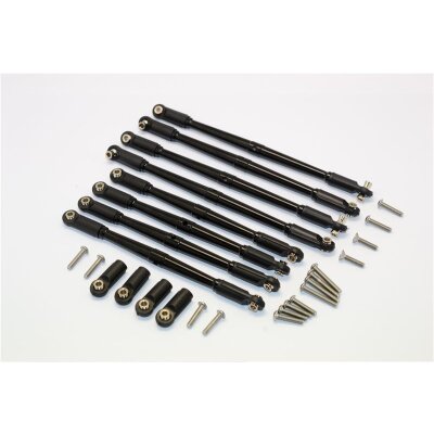 ALU Ati-ckw THREAD STEERING TROD8PCS SET 1/10TRX black