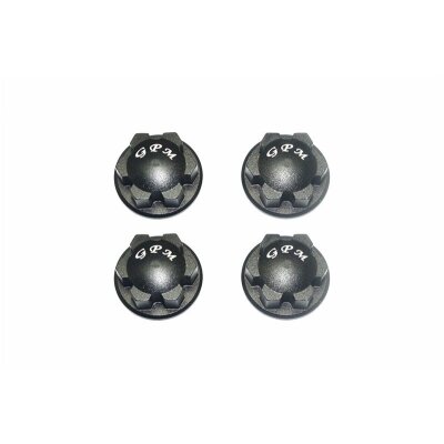 ALUMINUM WHEEL LOCK -4PC SET black
