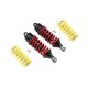 ALUMINUM FRONT/REAR ADJUSTABLE SHOCKS -6PC SET red