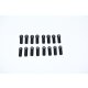 PLASTIC BALL ENDS FOR ER2160S - 16PC SET black
