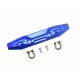 ALUMINUM FRONT BUMPER WITH D-RINGS -5PC SET blue