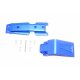 ALUMINUM FRONT SKID PLATE -9PC SET blue