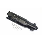 ALUMINUM 3D SKID PLATE FOR MIDDLE OF CHASSIS -13PC SET black